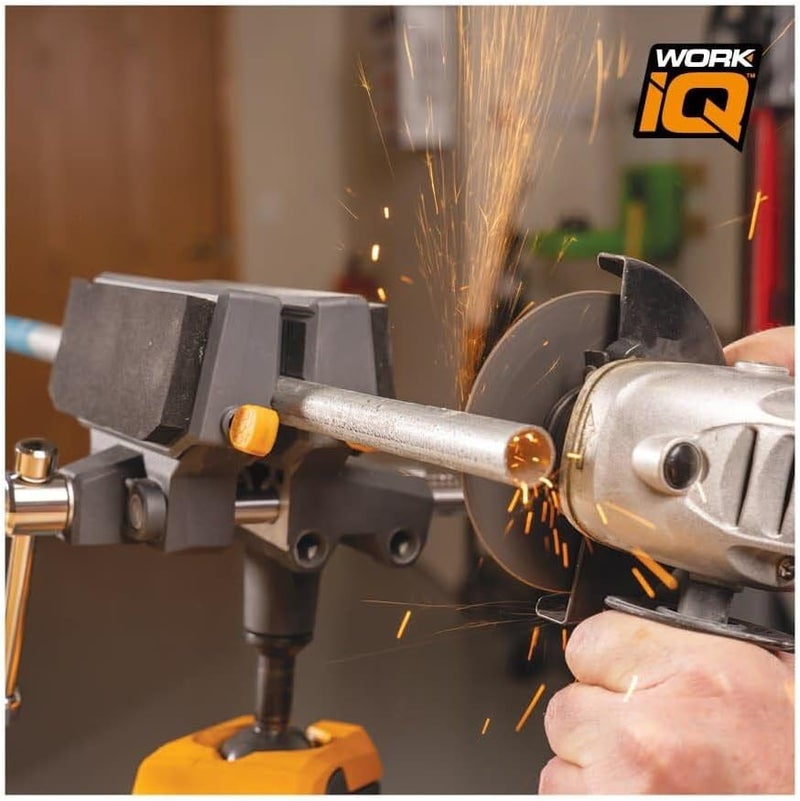 WORK IQ TOOLS Sure-Fit Vise Jaws | Upgraded Jaws for Odd-Shaped Parts and Flat or Delicate Items | Reversible Bench Vise Jaws for Secure Grip | Compatible with IQ Vise - Image 2